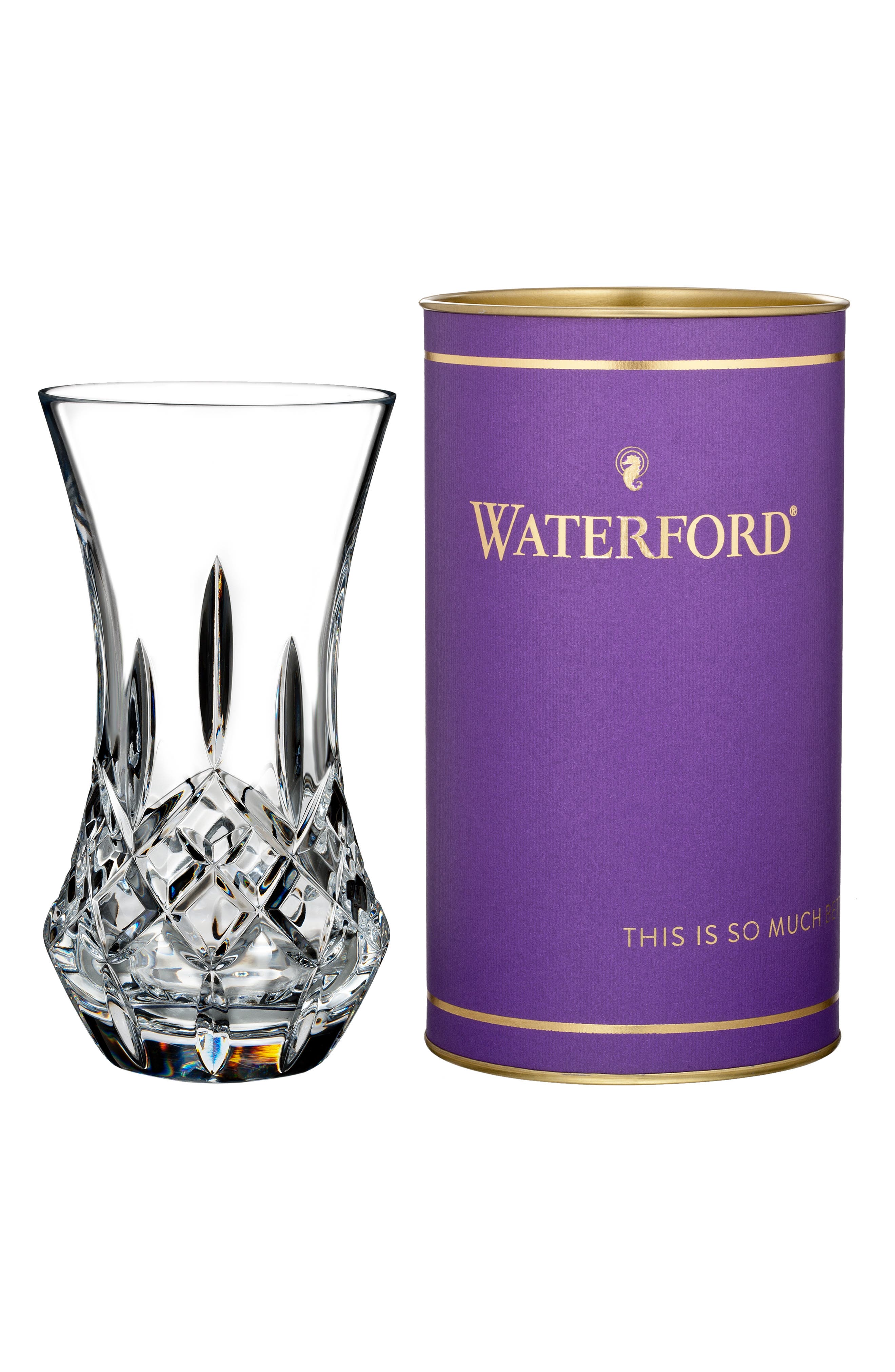 Waterford Giftology Lismore Crystal Bon Bon Vase - Clear