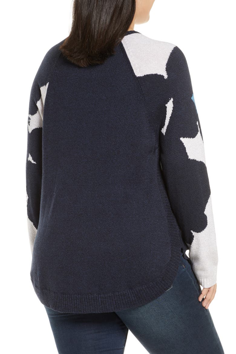 Fresh Start Cotton Blend Sweater, Alternate, color, MULTI