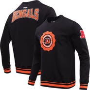 PRO STANDARD Men's Pro Standard Black Cincinnati Bengals Crest Emblem Pullover Sweatshirt