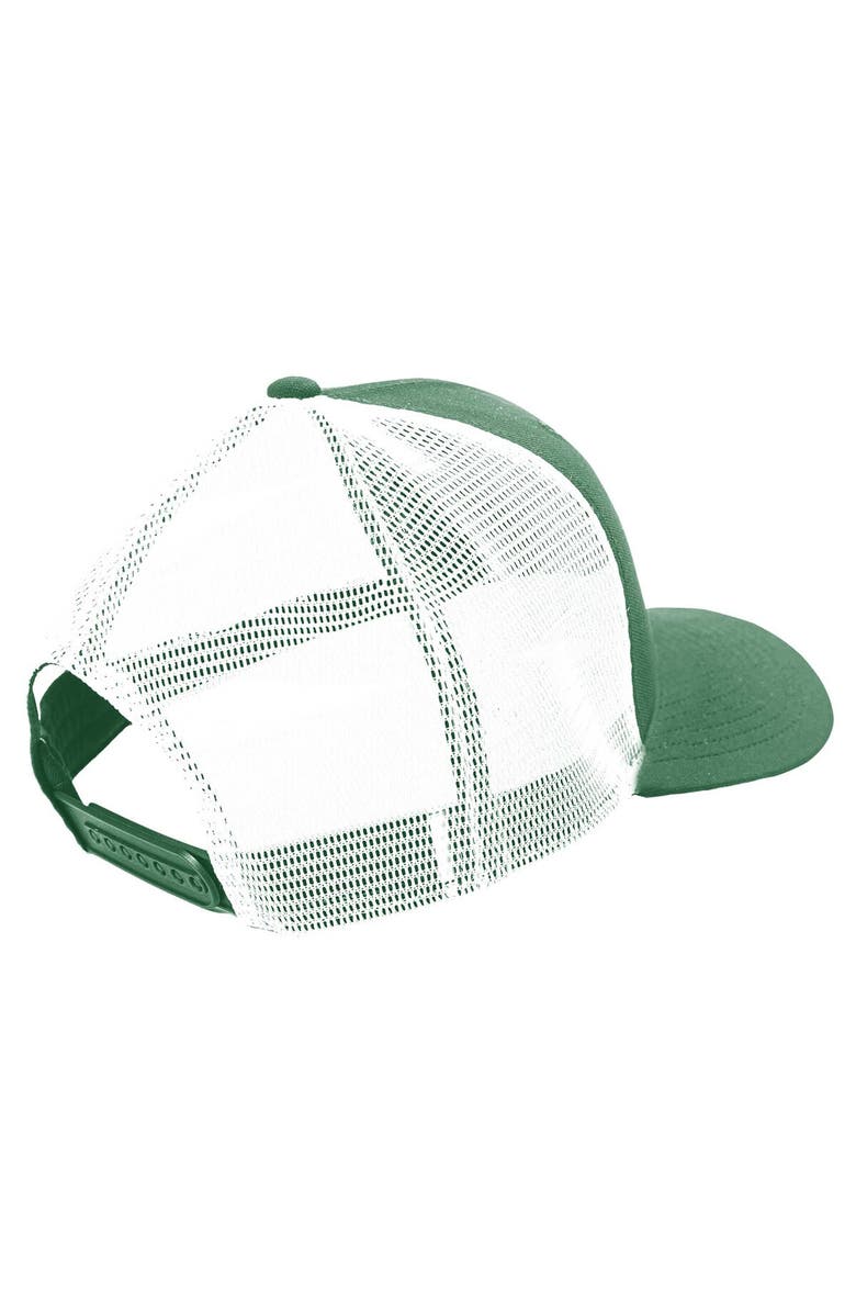 Nike Men's Nike Green Oregon Ducks Throwback Classic99 Trucker Snapback Hat, Alternate, color, 