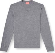 DIESEL® k-valiam Cutout Logo Wool Sweater