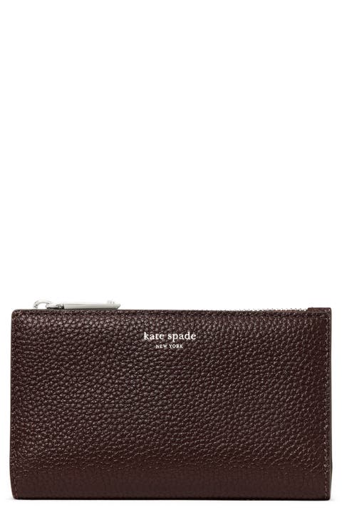 Devin Pebbled Leather Zip Pouch