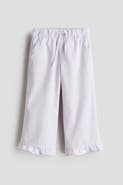 H&M Linen-blend Drawstring Trousers