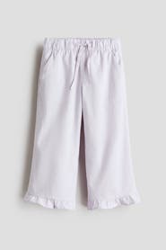 H&M Linen-blend Drawstring Trousers