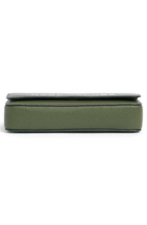 Marc Jacobs The Mini Leather Crossbody Bag In Green