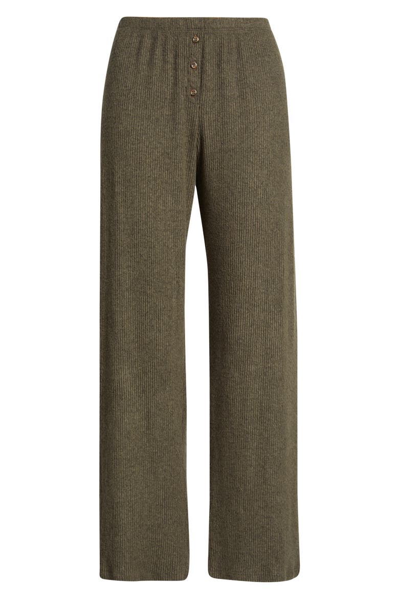 The Teala Low Rise Rib Pants, Alternate, color, OLIVE