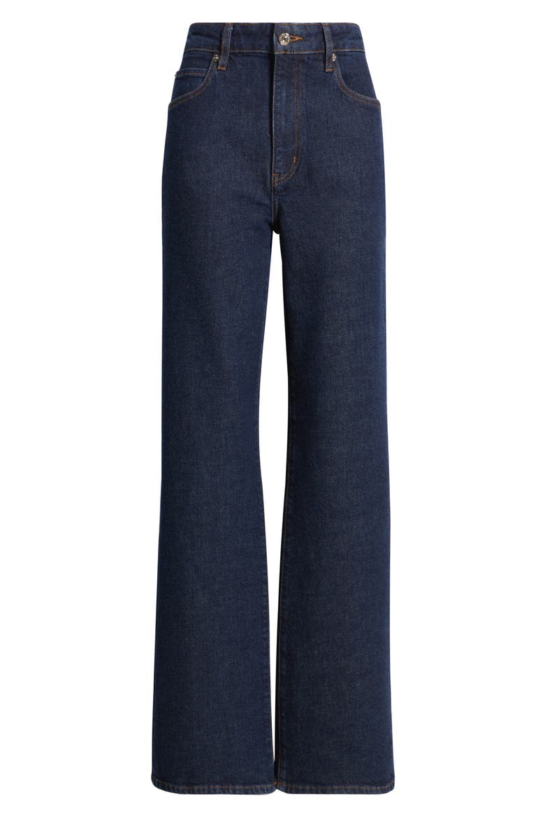 The Arrow High Waist Relaxed Bootcut Jeans, Alternate, color, TABOO