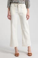 PAIGE Leenah Western High Waist Ankle Wide Leg Jeans