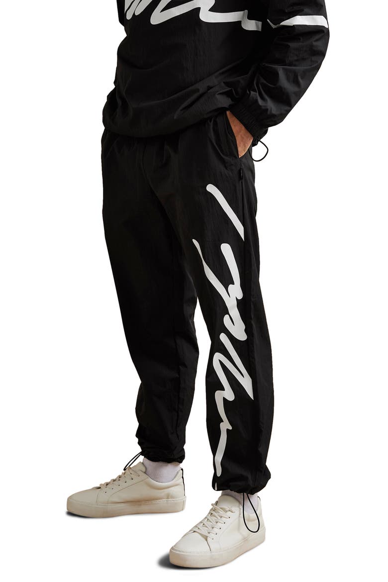 Signature Track Joggers, Main, color, BLACK