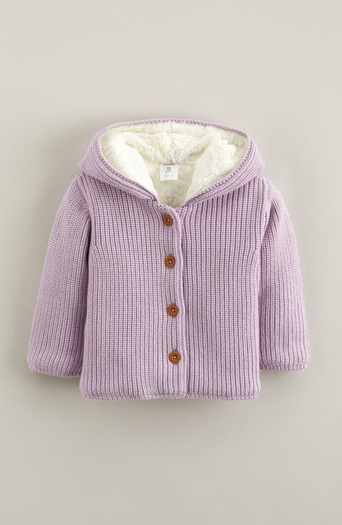 Fleece Lined Hooded Cardigan (Baby)