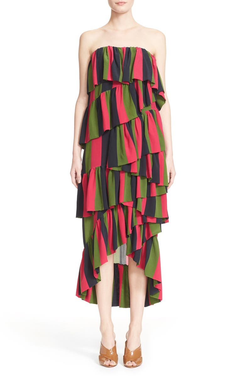 Isa Arfen 'Full On' Tiered Ruffle Dress, Main, color,