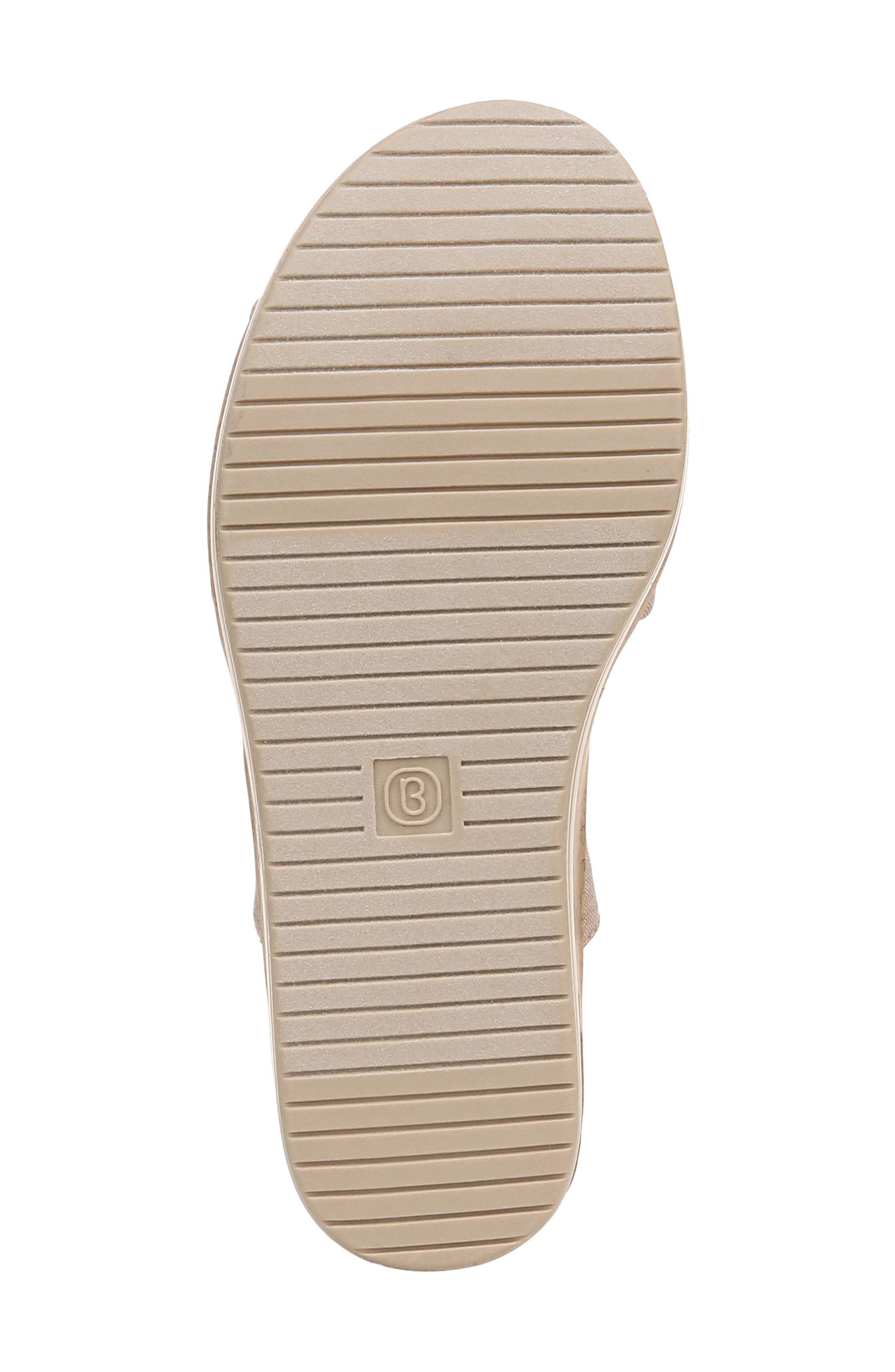 Riley Slingback Wedge - Wide Width Available, Alternate, color, BROWN FABRIC