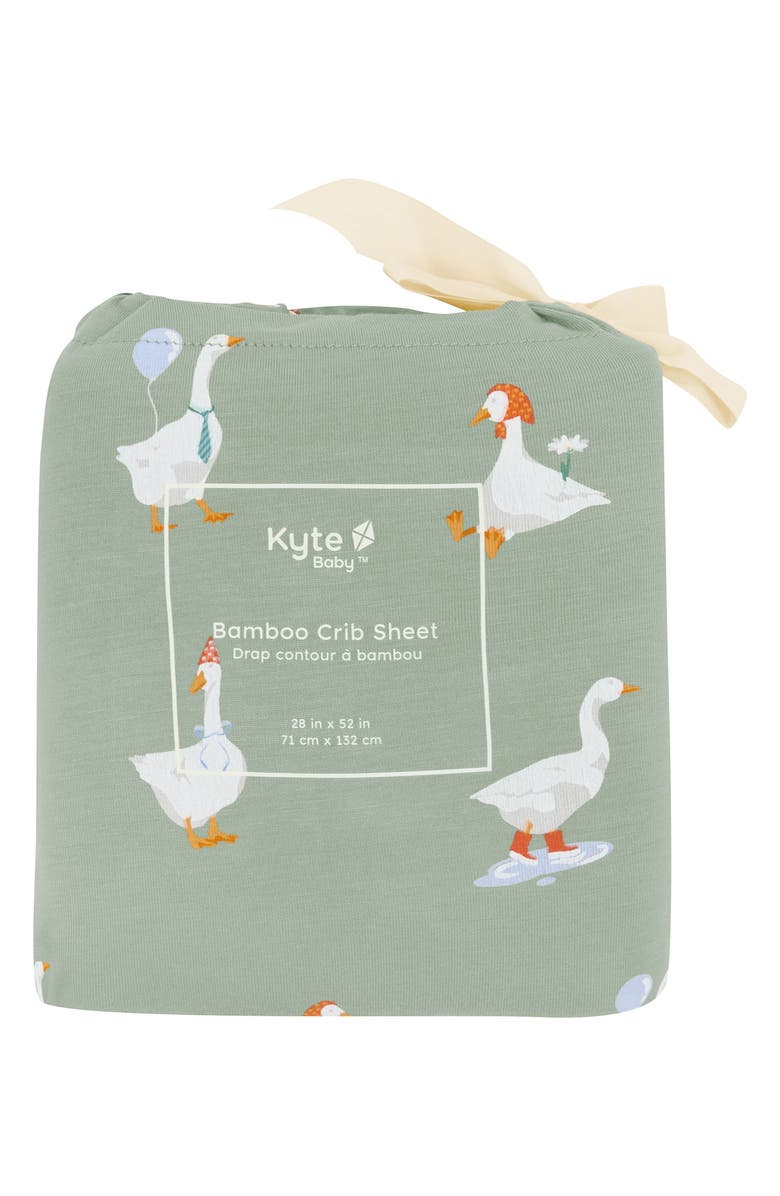 Kyte BABY Silly Goose Jersey Crib Sheet, Alternate, color, Silly Goose
