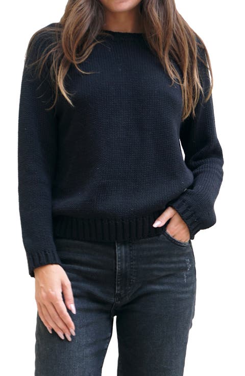 Sloane Cotton Crewneck Sweater