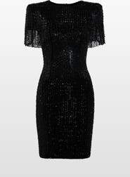 Jenny Packham Swish Sequin-Embellished Beaded Mini Dress