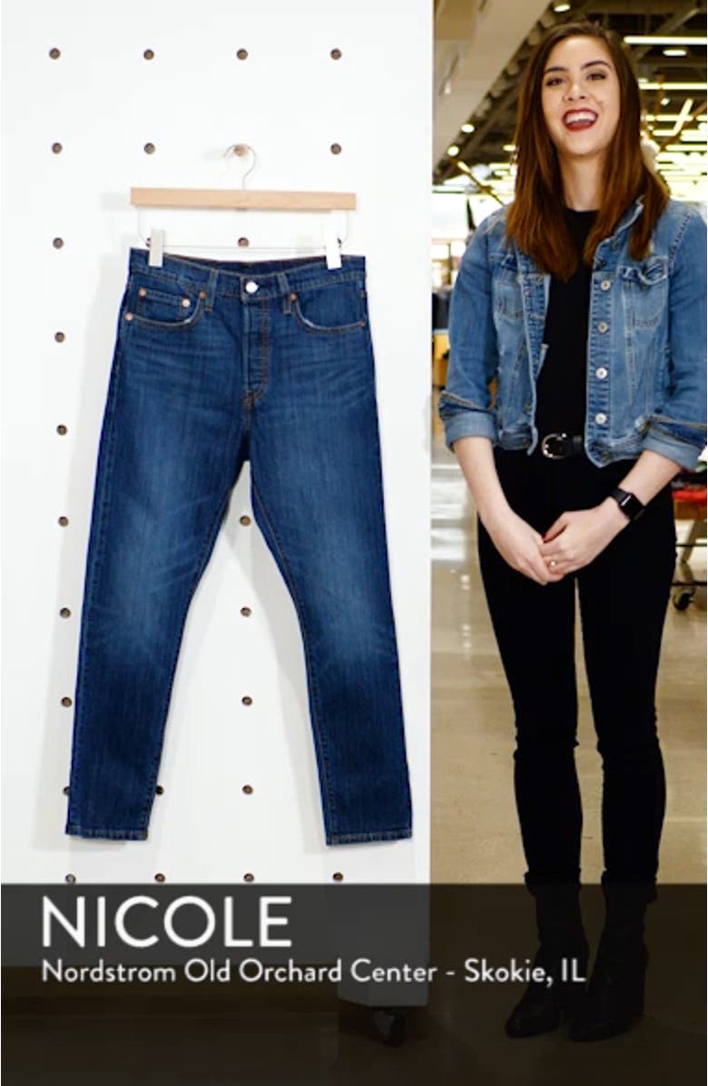 501<sup>®</sup> High Waist Ankle Skinny Jeans, sales video thumbnail