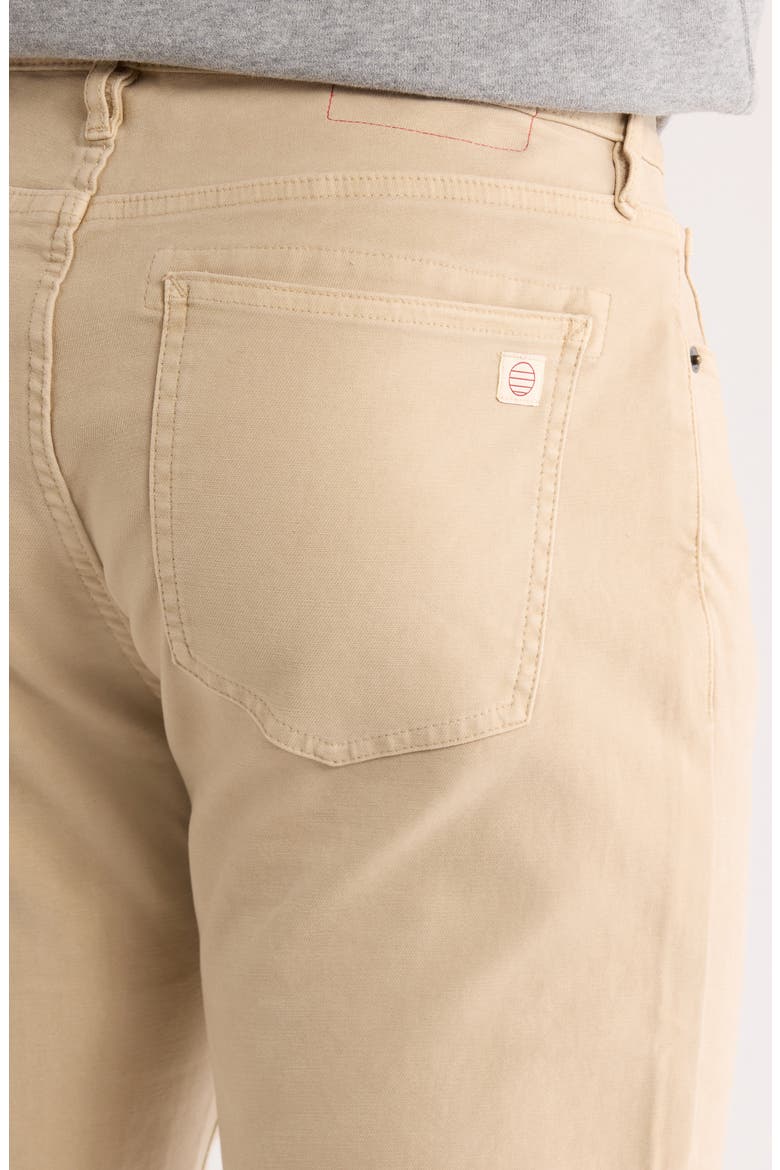 Flex Slim Straight Leg Stretch Twill Pants, Alternate, color, KHAKI