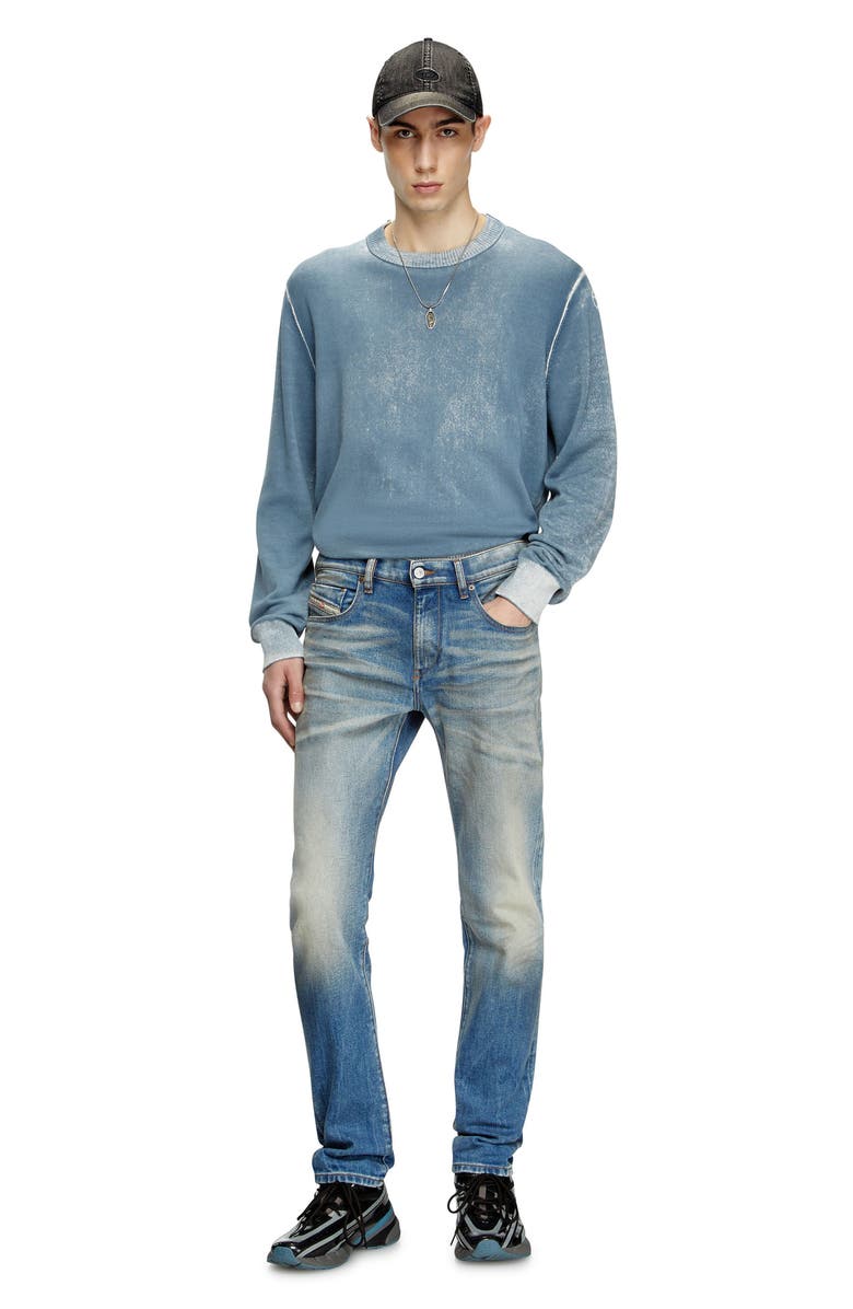DIESEL<sup>®</sup> 2019 D-Strukt Slim Fit Jeans, Alternate, color, Denim