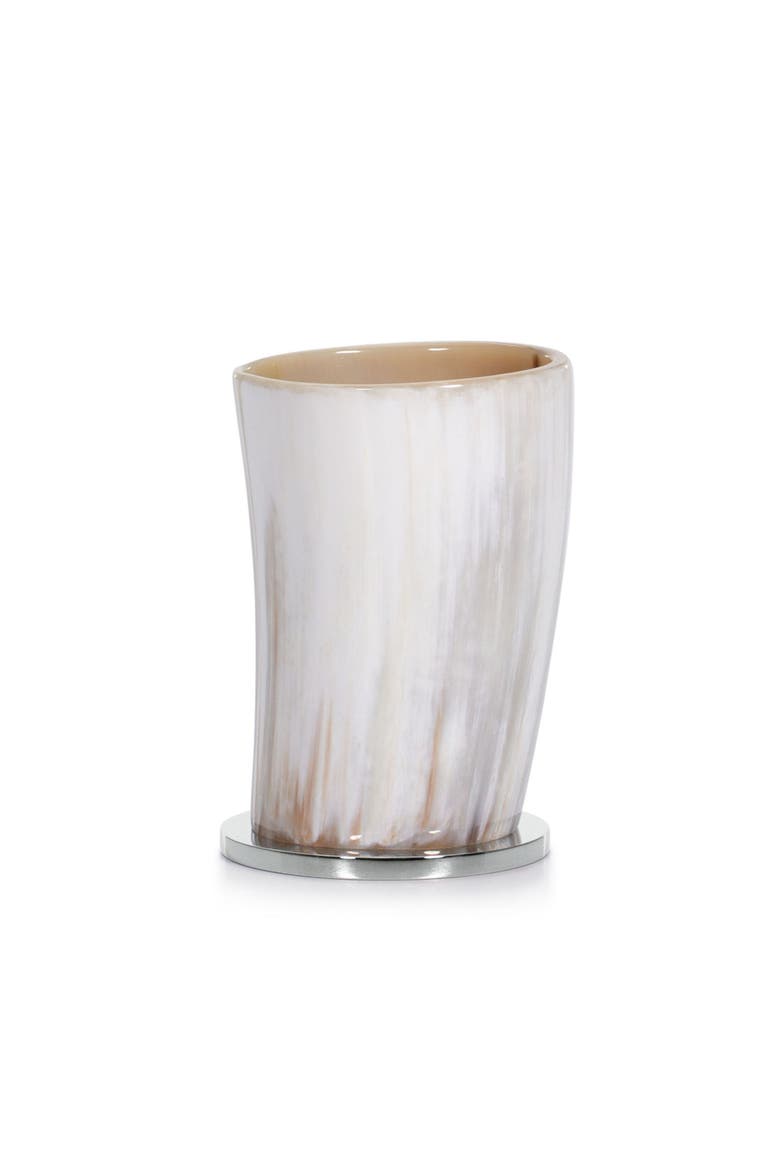 Tusk Light Brush Holder - Nickel, Alternate, color, BEIGE