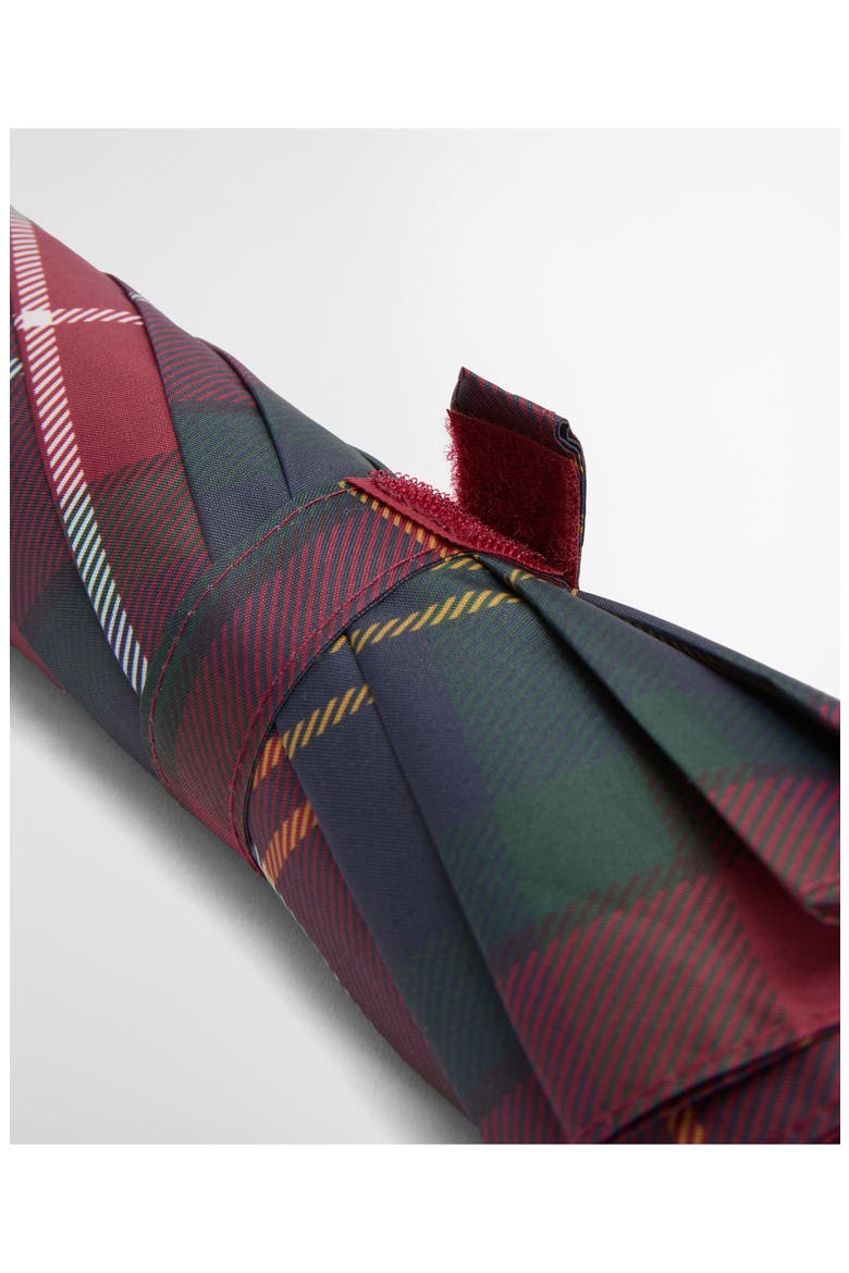 Tartan Walker Umbrella, Alternate, color, WINTERBERRY TARTAN