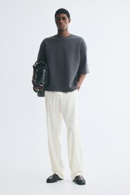 H&M Relaxed-fit Linen-blend Pants