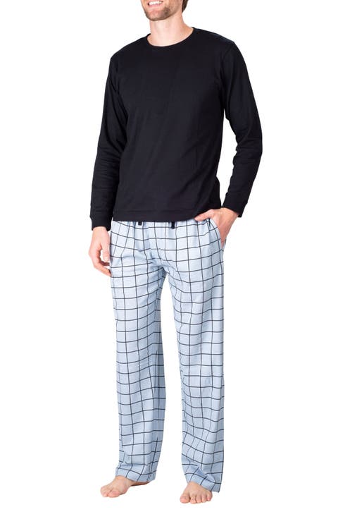 Long Sleeve Pajama T-Shirt & Pajama Pants Set