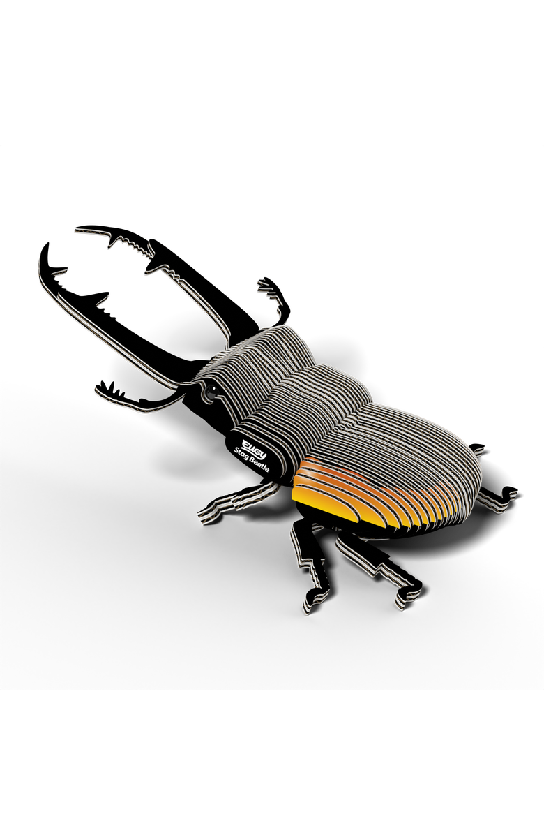 Eugy Puzzles Stag Beetle 3D Puzzle, Alternate, color, NO COLOR