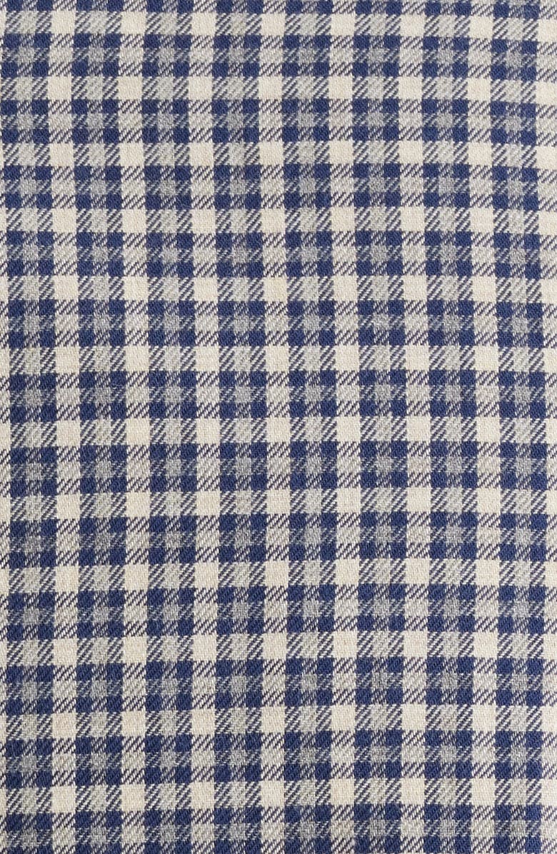 johnnie-O Brooks Check Cotton Button-Down Shirt, Alternate, color, Navy