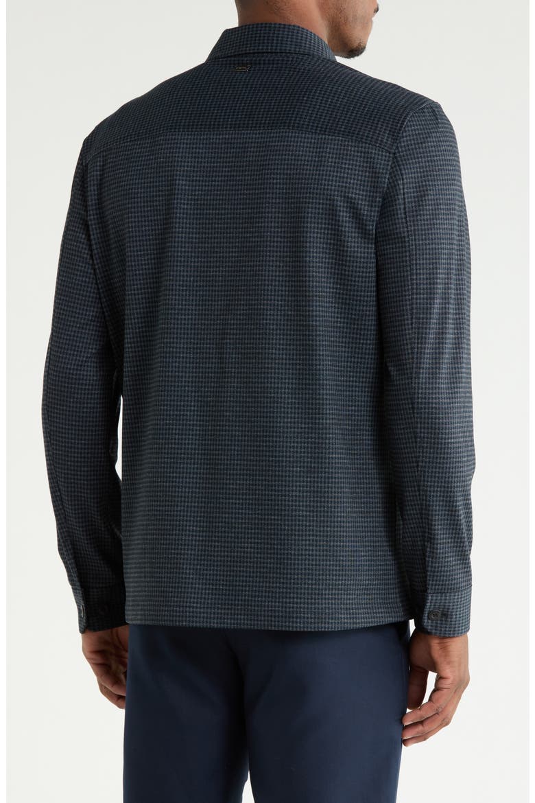 Knit Shirt Jacket, Alternate, color, NAVY