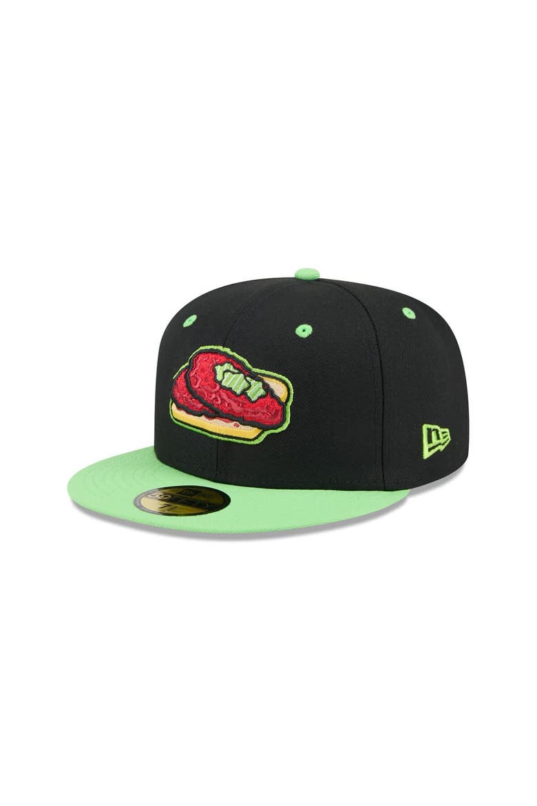 Men's New Era  Black Nashville Sounds Theme Nights 59FIFTY Fitted Hat, Main, color, Black