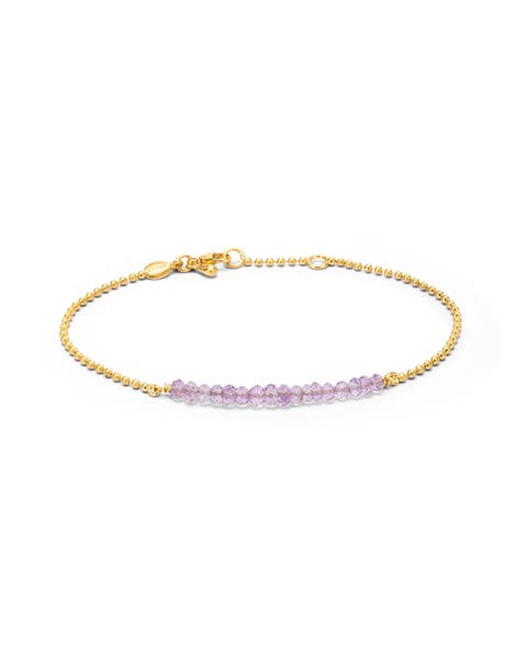 Cosmos Bracelet  with Natural Gemstones. Handmade in Italy