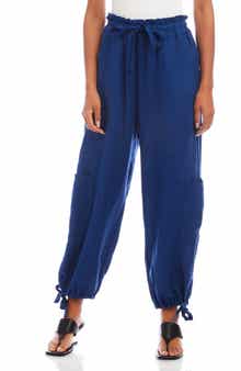 Charo Tie Waist Cargo Pants