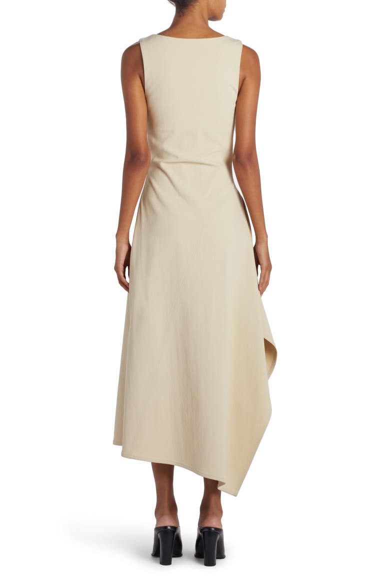 Stretch Cotton Blend Asymmetric Dress, Alternate, color, 9016 BIRCH