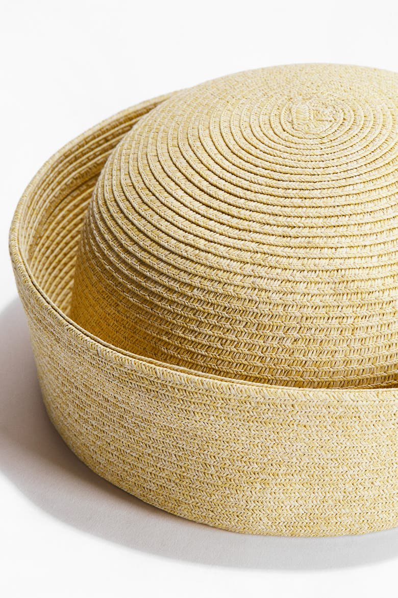 Straw Sailor Hat, Alternate, color, Beige