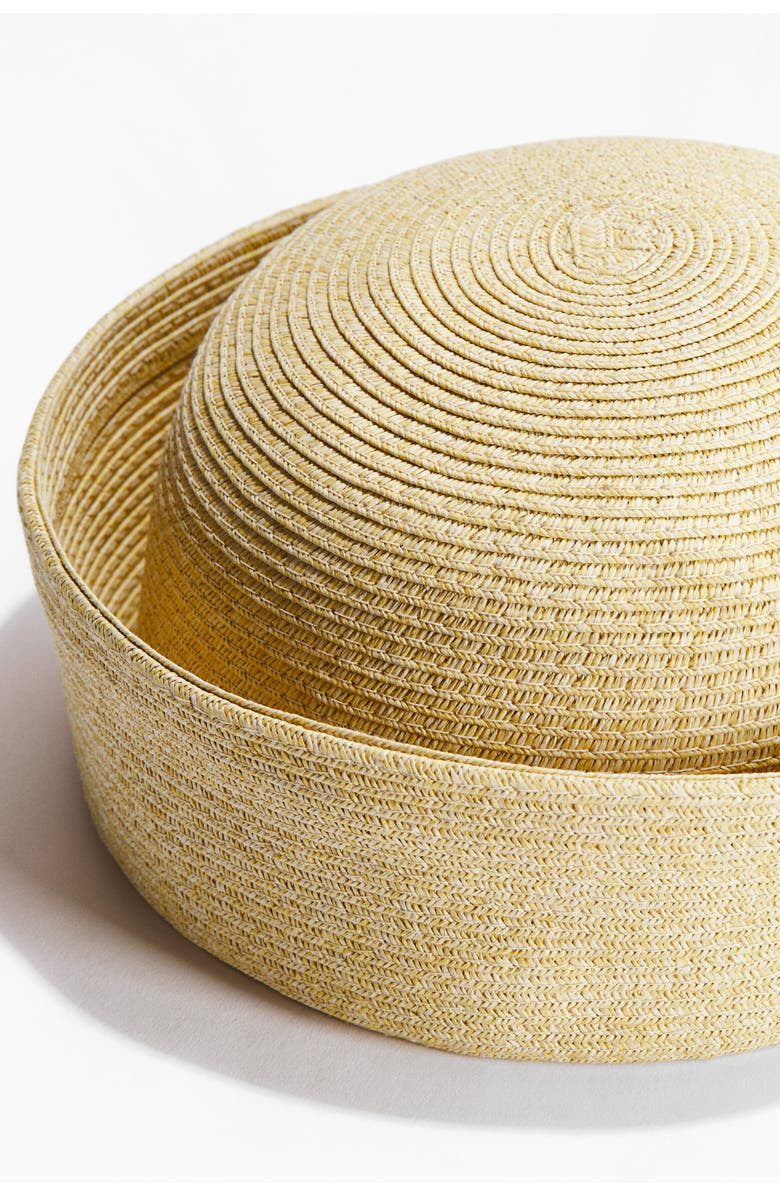 H&M Straw Sailor Hat, Alternate, color, Beige