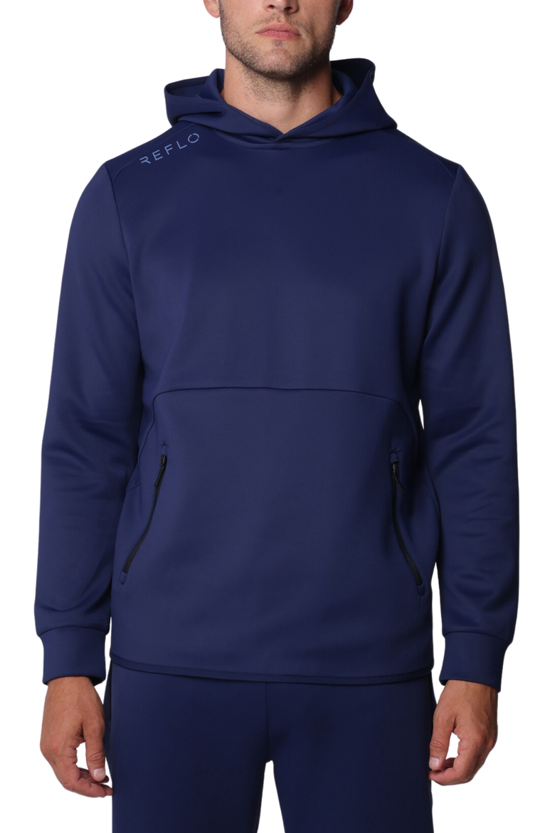 Tarim Recycled Performance Hoodie, Main, color, Deep Navy