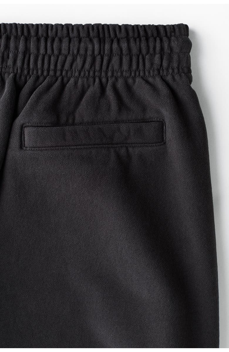 H&M Relaxed Fit Printed Sweatshorts, Alternate, color, Black/West Coast