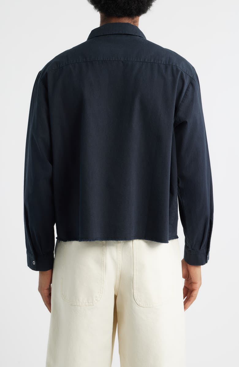 Elwood Keyhole Snap-Up Shirt, Alternate, color, Ink