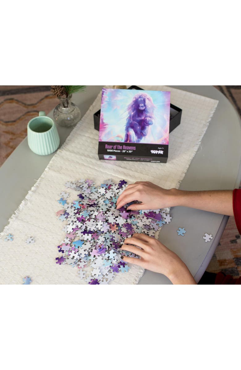 Toynk Roar of the Heavens Fantasy Lion Puzzle | 1000 Piece Jigsaw Puzzle, Alternate, color, Multi-Color