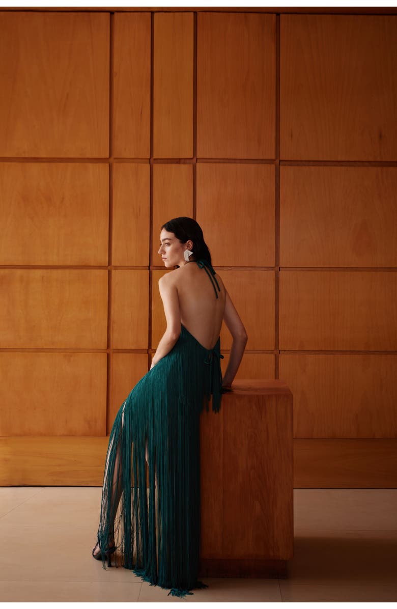 NO PISE LA GRAMA Soslticio Skirt, Alternate, color, Green Glass