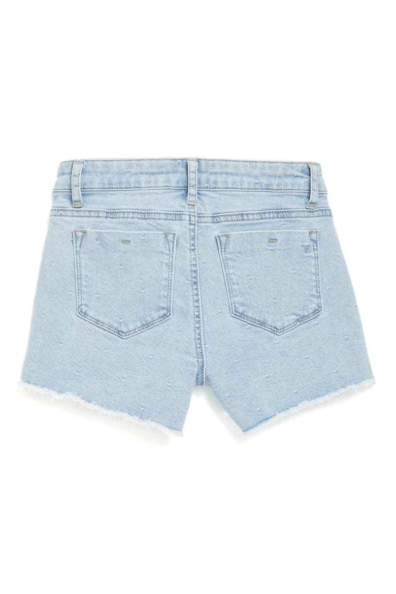 Kids' Dot Jacquard Denim Shorts, Alternate, color, LIGHT INDIGO