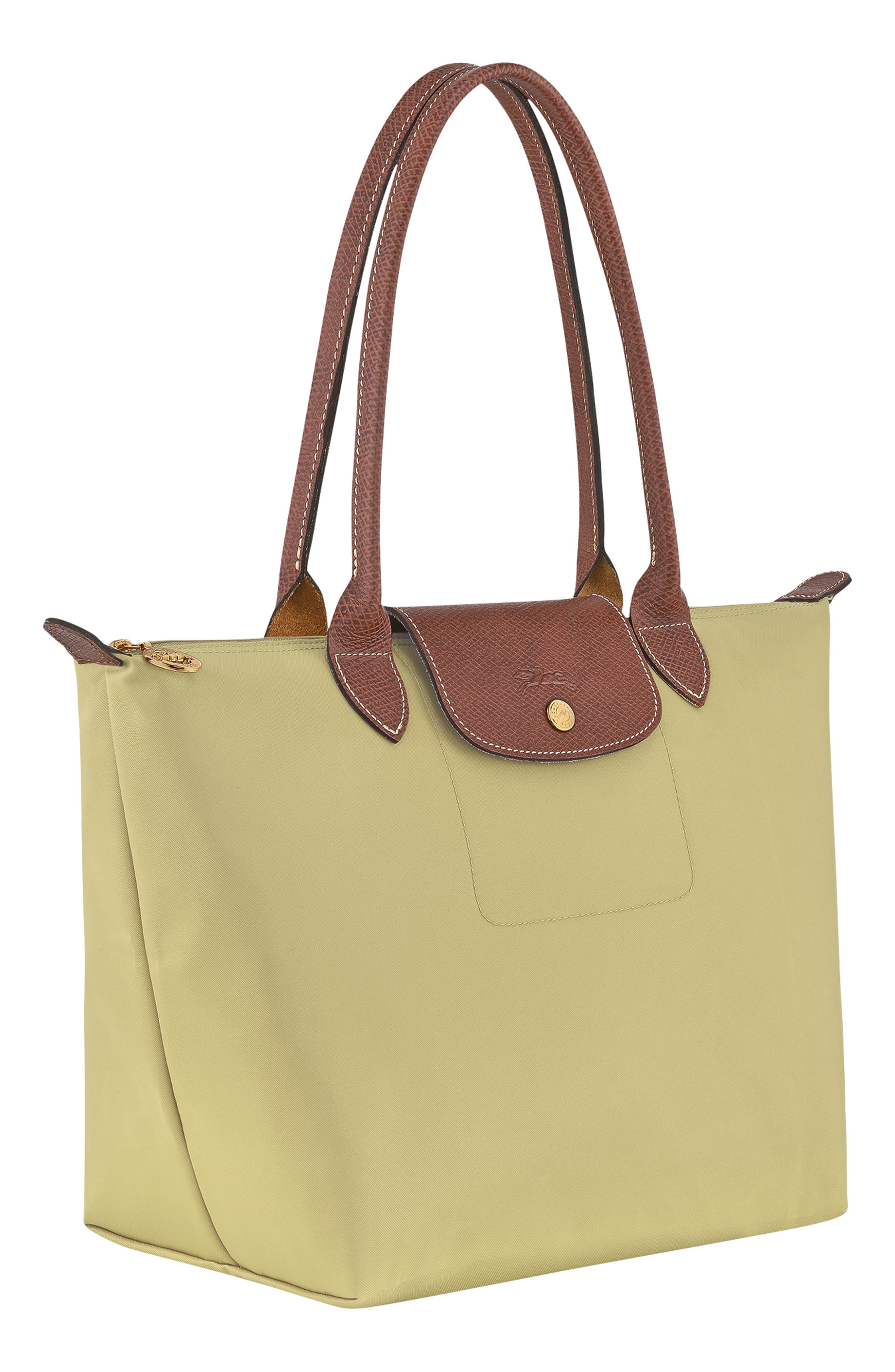 Medium Le Pliage Nylon Shoulder Tote, Alternate, color, PISTACHIO