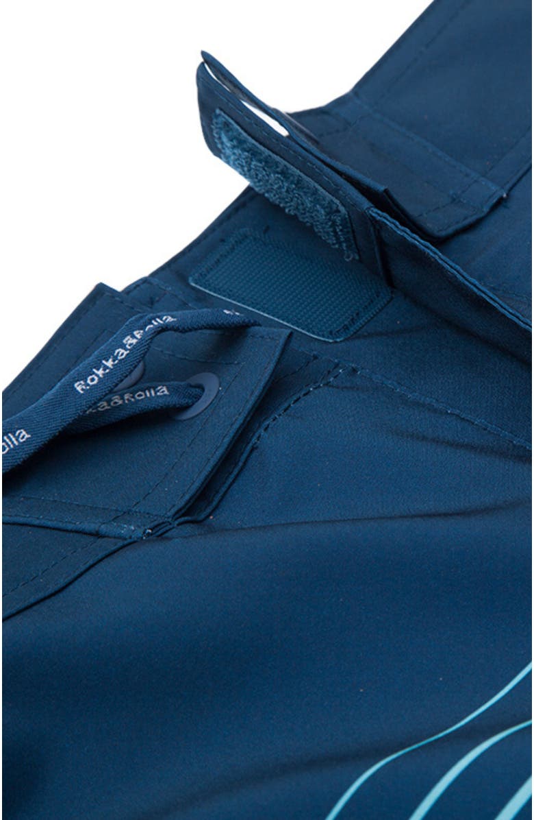 Rokka&Rolla 4-Way Stretch Performance Board Shorts, Alternate, color, Hawaiian Slush