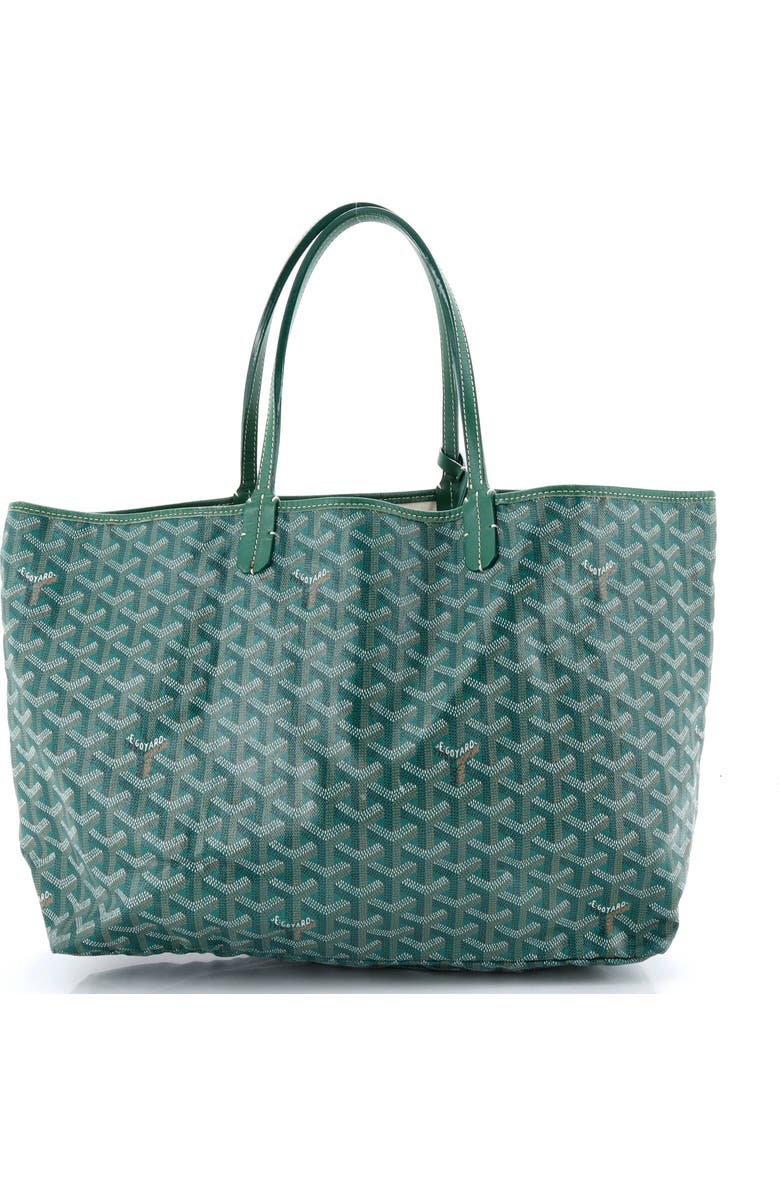 Pre-Owned Goyard Saint Louis Tote Coated Canvas PM, Main, color, Green