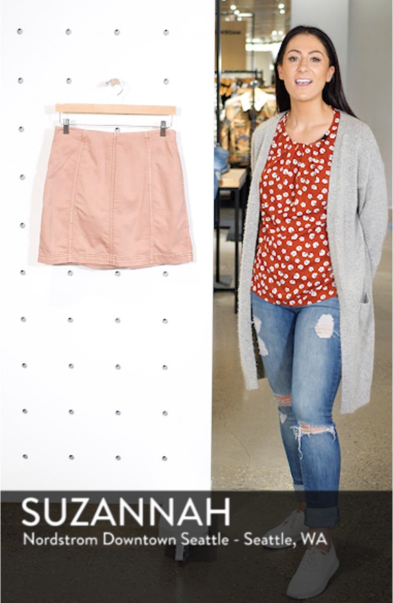 We the Free by Free People Modern Denim Skirt, sales video thumbnail