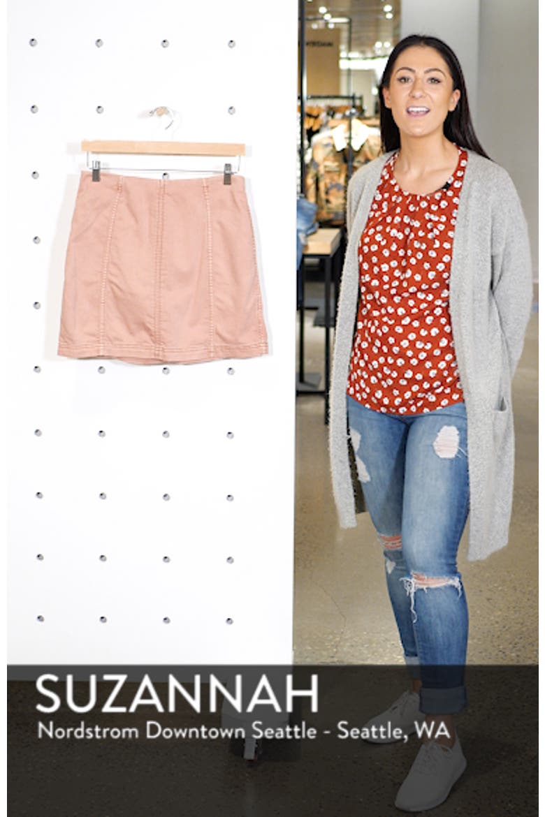 We the Free by Free People Modern Denim Skirt video