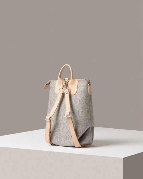 Graf & Lantz Graf Lantz Bedford Merino Wool Midi Backpack In Granite