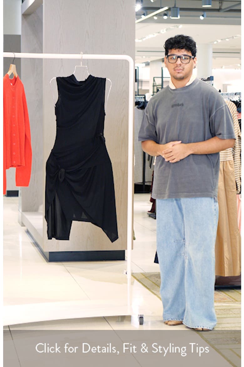 Side Knot Sleeveless Dress video