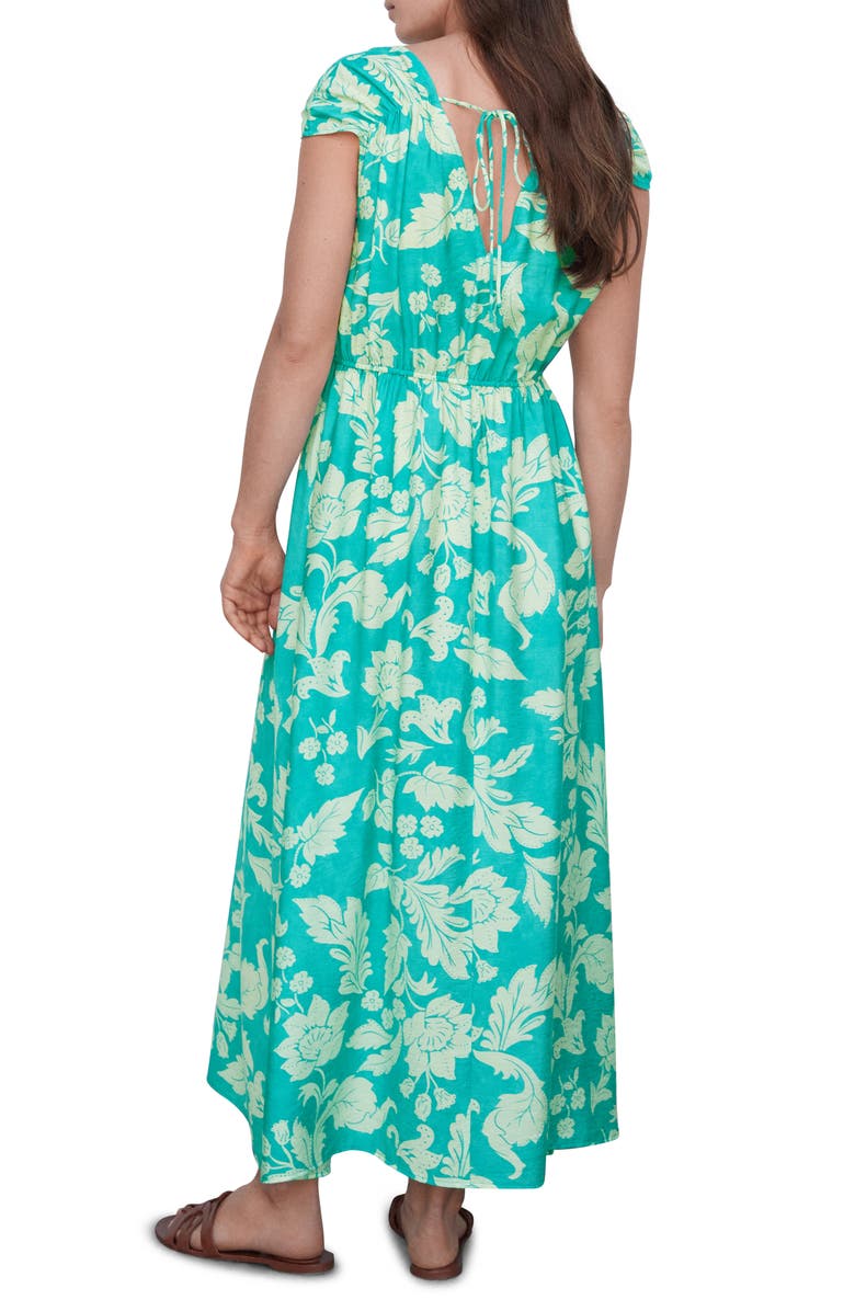 MANGO Floral Ruched Dress, Alternate, color,