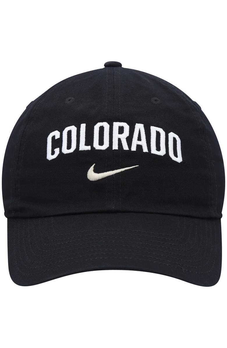 Nike Men's Nike Black Colorado Buffaloes Heritage86 Arch Performance Adjustable Hat, Alternate, color, 